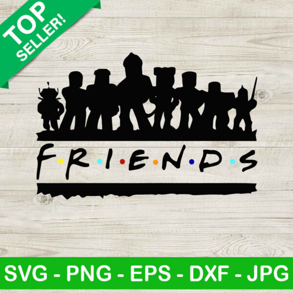 Roblox Character Friends SVG, Roblox Friends SVG, Roblox Game SVG