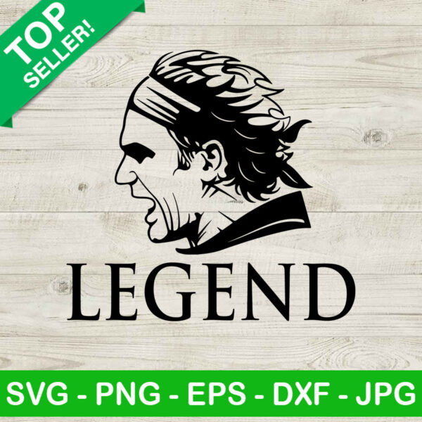 Roger federer legend SVG, Federer tennis SVG, Tennis legend SVG