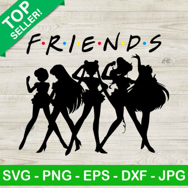 Sailor moon Friends SVG, Sailor moon SVG, Anime cartoon SVG