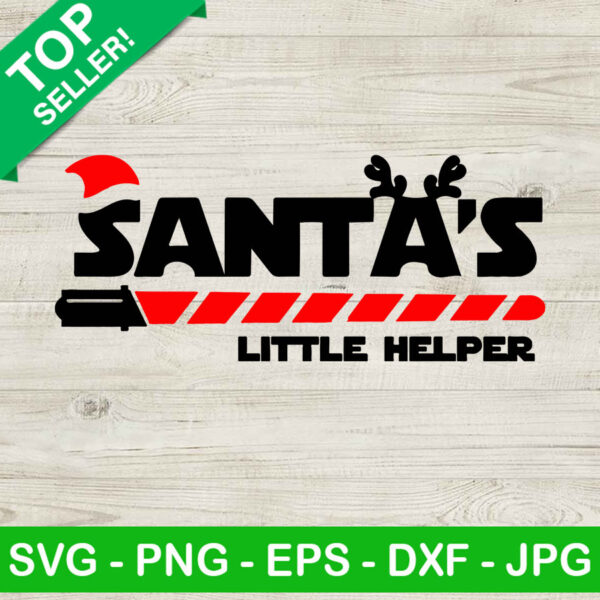 Santa's little helper star wars SVG, Santa's little helper SVG, Christmas SVG