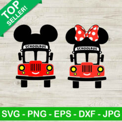 School Bus Disney SVG, School Bus Mickey SVG, Bus School SVG