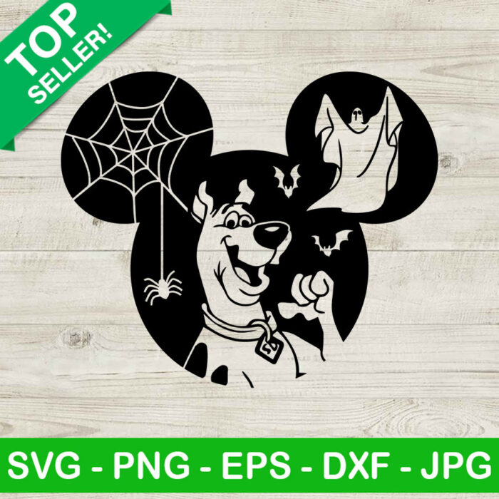 Scooby doo mickey head SVG, Scooby doo halloween SVG, Scooby Doo disney SVG