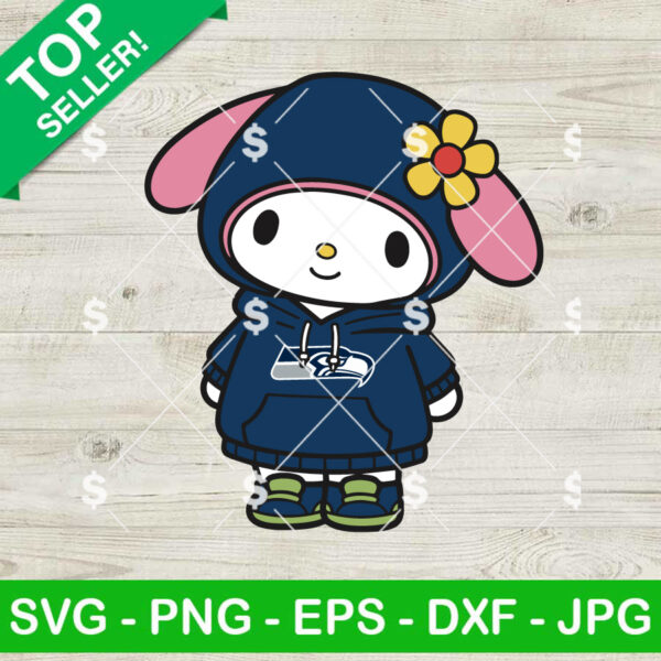 My Melody Seahawks Hoodie SVG