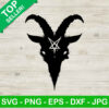 Sigil Of Baphomet Logo Halloween SVG, Hail Satan SVG, Goat Halloween SVG