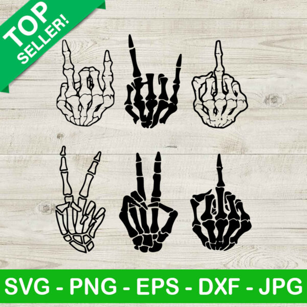 Skeleton hand SVG, Skeleton Hands SVG, Happy Halloween SVG