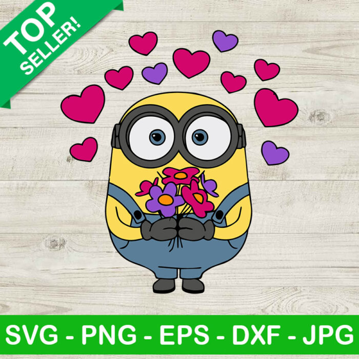 Minion Happy Valentine Day SVG, Valentine Minion Quotes SVG, Valentine SVG