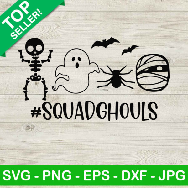 Squadgouls halloween SVG, Horror squad SVG, Halloween SVG