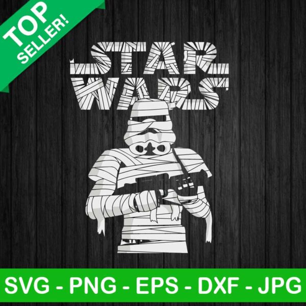 Star wars mommy halloween SVG, Star Wars Stormtrooper Mummy SVG, Halloween SVG