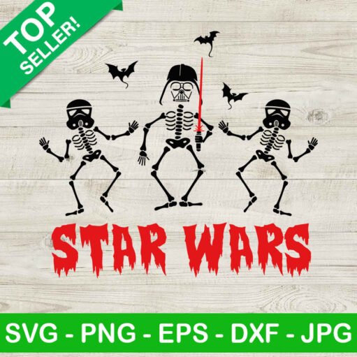 Star wars skeleton SVG, Star wars SVG, Skeleton halloween SVG
