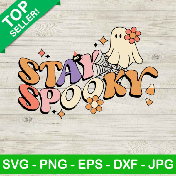 Stay spooky baby boo SVG, Baby boo halloween SVG, Cute boo SVG