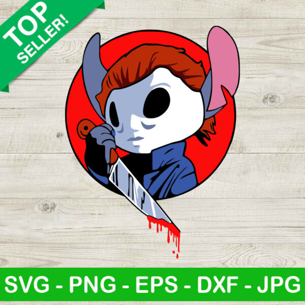 Stitch Freddy Krueger SVG, Freddy Krueger Halloween Funny SVG, Nightmare On Elm Street SVG