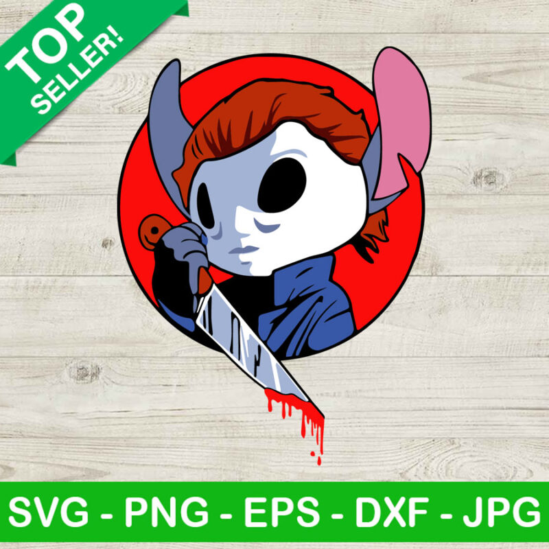 Stitch Freddy Krueger SVG, Freddy Krueger Halloween Funny SVG, Nightmare On Elm Street SVG