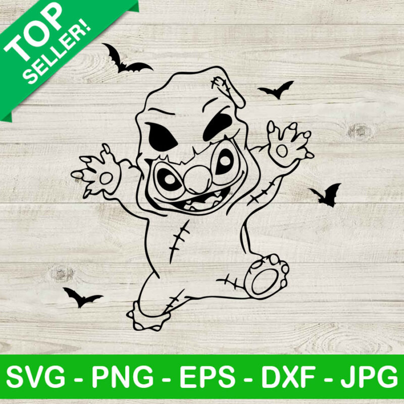 Stitch oogie boogie costume SVG, Oogie boogie SVG, Halloween stitch SVG