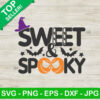 Sweet and spooky SVG, Spooky season SVG, Halloween SVG