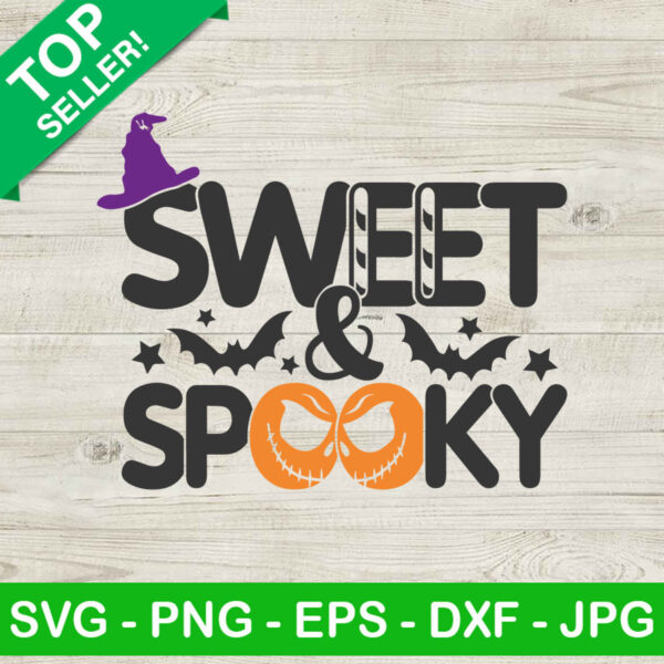 Sweet and spooky SVG, Spooky season SVG, Halloween SVG
