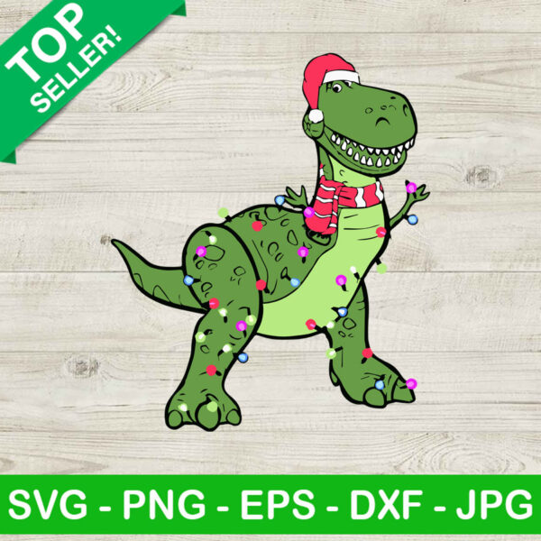 T rex toy story christmas SVG, T rex toy story SVG, Merry christmas SVG