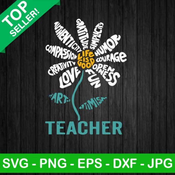 Teacher daisy flower SVG, Teacher quotes SVG, Teacher funny SVG