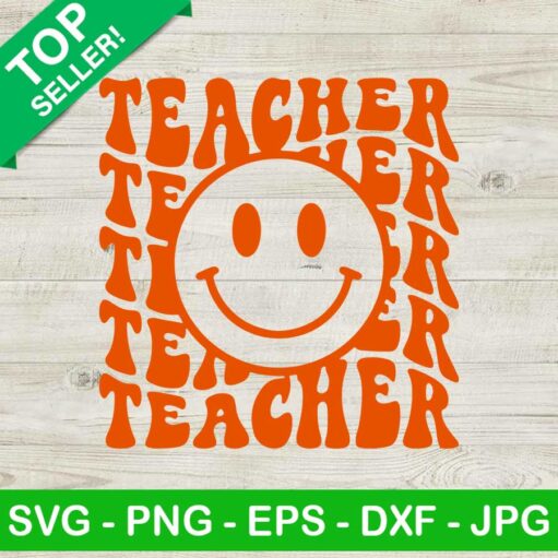Teacher smile face SVG, Smiley face SVG, Teacher life SVG