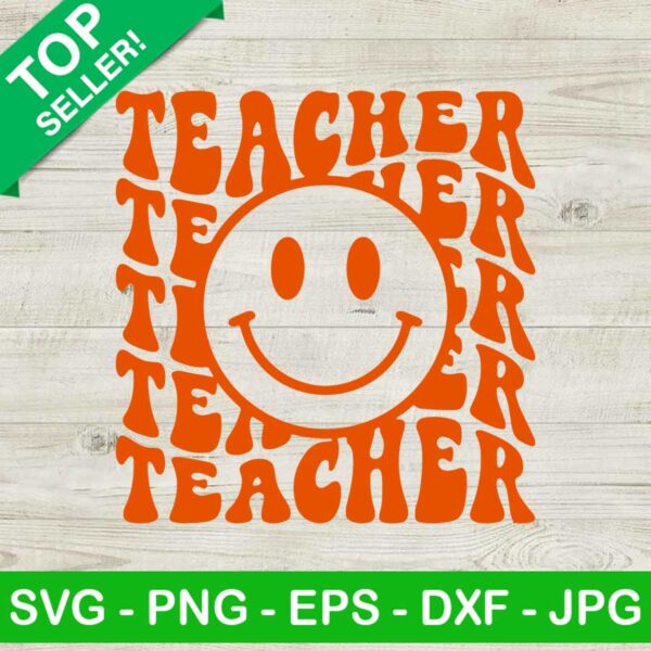 Teacher smile face SVG, Smiley face SVG, Teacher life SVG