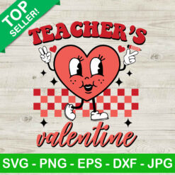Teacher's valentine Bad bunny SVG, Valentine day SVG, Bad bunny heart SVG
