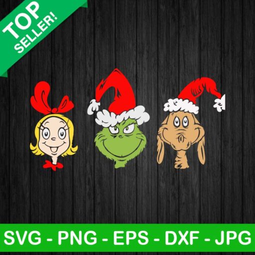 The grinch character christmas SVG