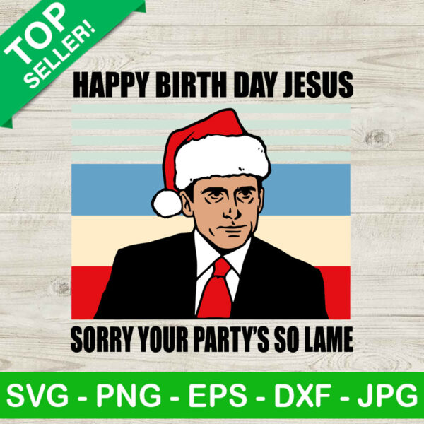 The Office Happy Birthday Jesus SVG, The Office SVG, Scott SVG