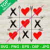 Tic Tac Toe Valentine Heart SVG, Valentine day SVG, Tic tac toe SVG