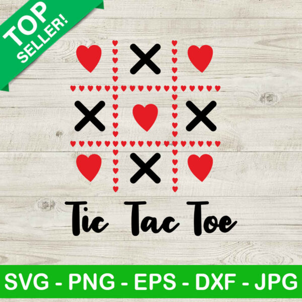 Tic tac toe Xo Xo valentine SVG, Valentine day SVG, Valentine Tic tac toe SVG