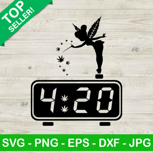 Tinker bell 420 SVG, Weed funny SVG, Cannabis SVG