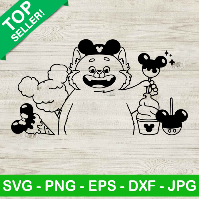 Turning Red Panda SVG, Mei Lee SVG, Turning Red Disney SVG