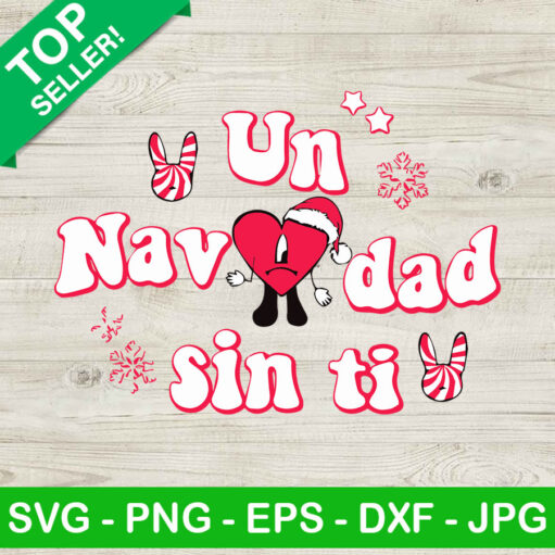 Un navidad sin ti bad bunny SVG