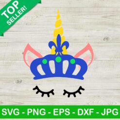 Unicorn king mardi Gras SVG, Unicorn king SVG, Mardi Gras SVG