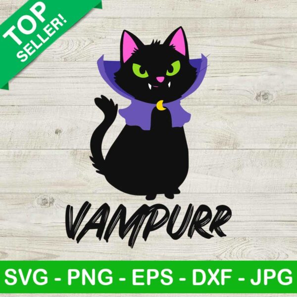 Vampur SVG, Vampire Cat SVG, Cats Halloween SVG