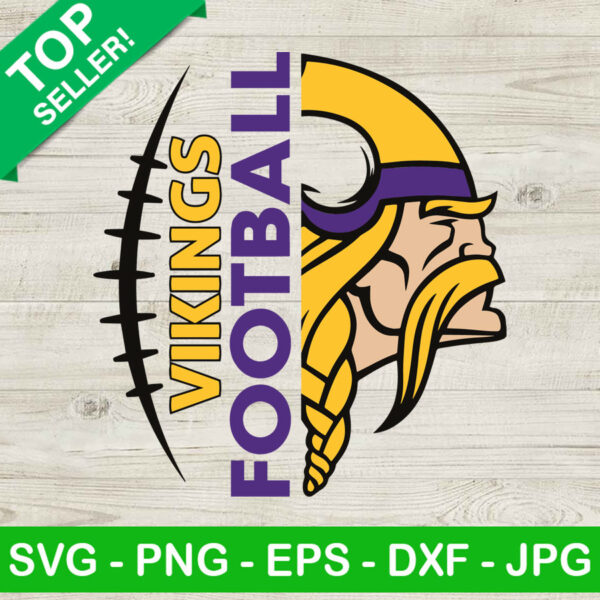 Vikings football Logo SVG, Vikings SVG, Vikings team SVG