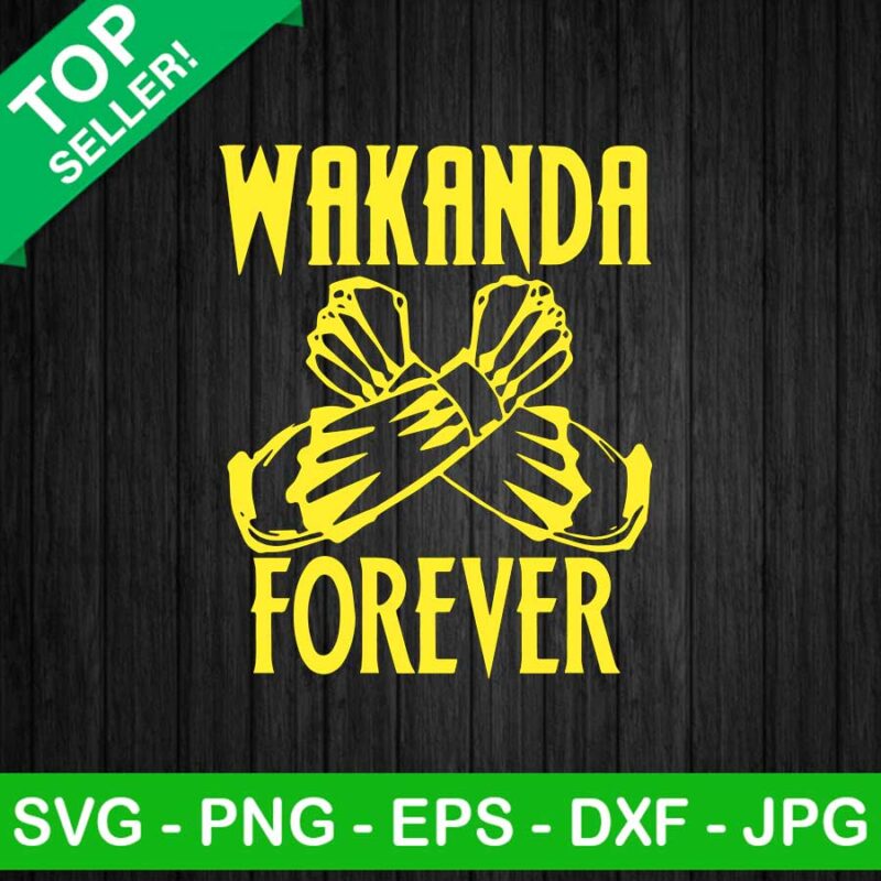 Wakanda Forever Black Panther SVG, Black Panther Marvel SVG, Wakanda SVG