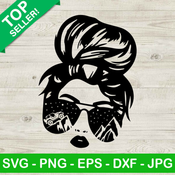 Wanderlust women SVG, Wanderlust SVG, Outline mountain SVG