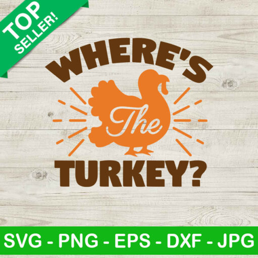 Wheres the turkey SVG