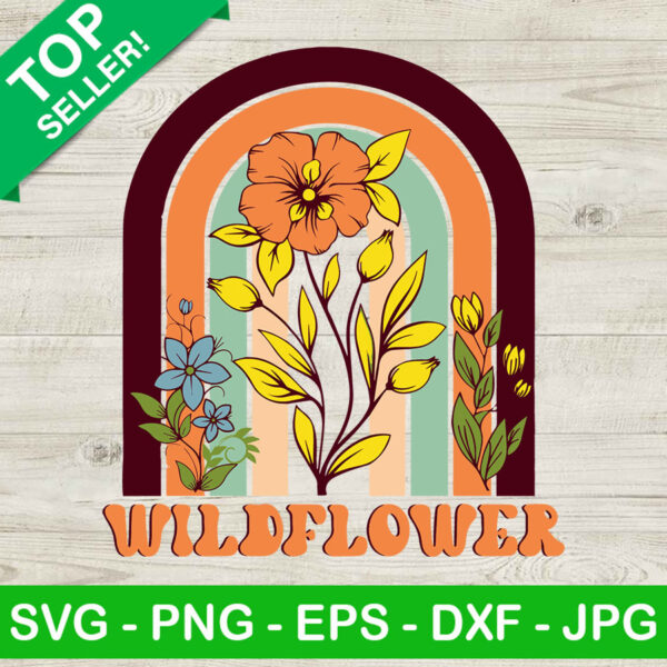 Wildflower SVG, Flower SVG, Floral SVG