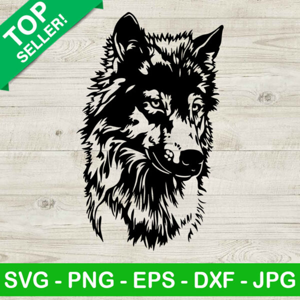 Wolf Face SVG, Wolf SVG, File Wolf SVG