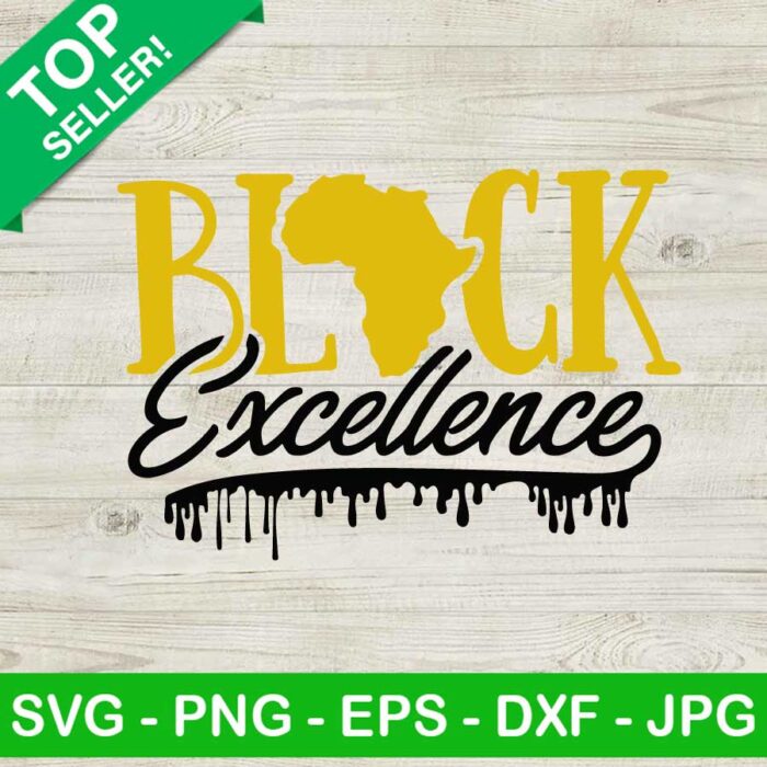 Black excellence SVG, Black history SVG, Africa map SVG