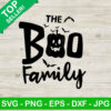 The Boo Family SVG, Halloween Boo SVG, Family Boo SVG