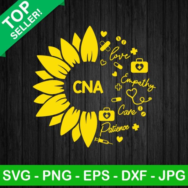 Sunflower cna SVG, Sunflowe nurse life SVG, Medical tool SVG
