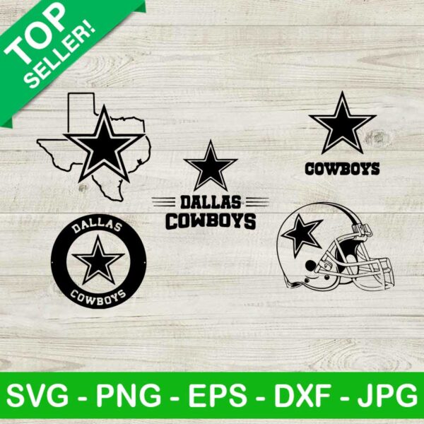 Dallas cowboys bundle SVG, Cowboys SVG, Dallas cowboys star SVG
