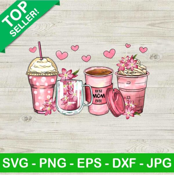 Best mom ever coffee PNG, Mama coffee Sublimation transfer PNG, Mothers day Heat Transfer PNG