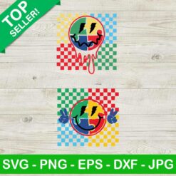 Smile face autism awareness SVG, Melting smiley face SVG, Autism awareness SVG