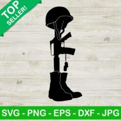 Fallen soldier SVG, Soldier cross SVG, Military boots SVG