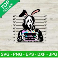 Horror bunny mugshot PNG, Easter killer mugshot Sublimation transfer PNG, Easter mugshot Heat Transfer PNG