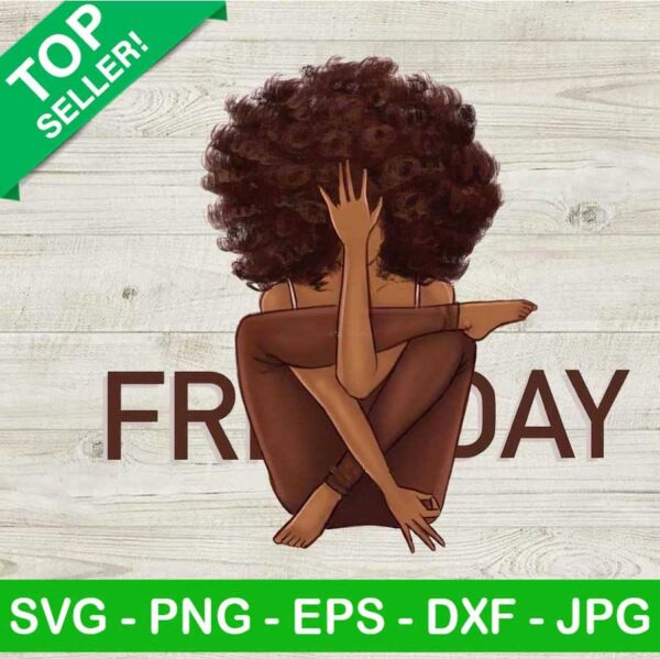 Friday black women PNG, Black women Sublimation transfer PNG, Africa girl Heat Transfer PNG