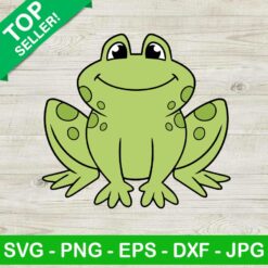 Frog SVG, Cute frog SVG, Animal SVG
