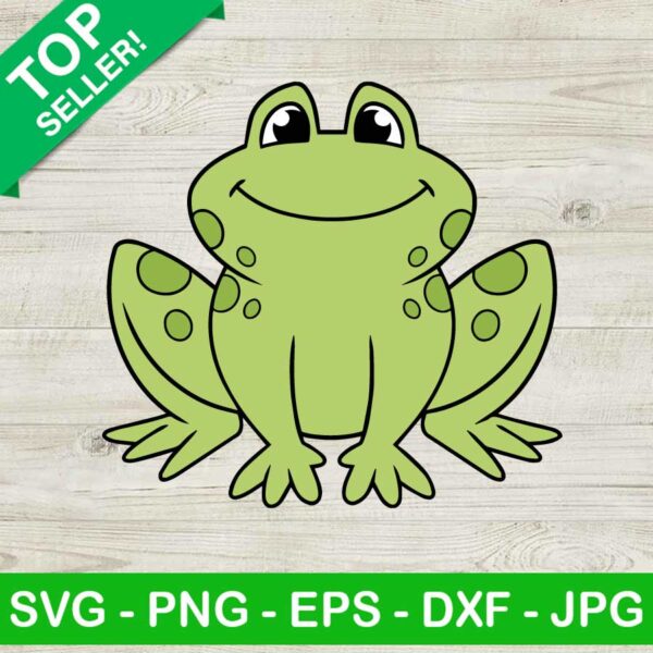 Frog SVG, Cute frog SVG, Animal SVG